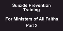 Suicide Prevention Training: